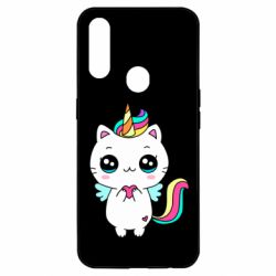 Чехол для Oppo A31 The cat is unicorn - PrintSalon