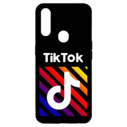 Чехол для Oppo A31 Tik Tok Colorful Logo - PrintSalon