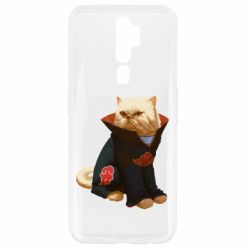 Чехол для Oppo A5/A9 2020 Akatsuki angry cat - PrintSalon