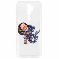 Чехол для Oppo A5/A9 2020 Alien vs Predator - PrintSalon