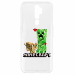 Чехол для Oppo A5/A9 2020 Creeper and Cat - PrintSalon
