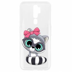 Чехол для Oppo A5/A9 2020 Cute raccoon - PrintSalon