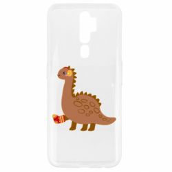 Чехол для Oppo A5/A9 2020 Dinosaur in sock - PrintSalon