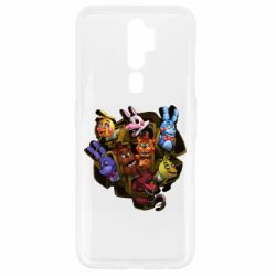 Чехол для Oppo A5/A9 2020 Five Nights At Freddy's monsters-PrintSalon Чехол для Oppo A5/A9 2020 Five Nights At Freddy's monsters