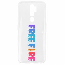 Чехол для Oppo A5/A9 2020 Free fire gradient logo - PrintSalon
