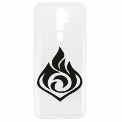 Чехол для Oppo A5/A9 2020 Genshin Impact Pyro - PrintSalon