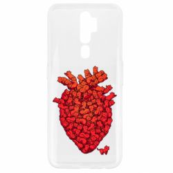 Чехол для Oppo A5/A9 2020 Heart of many cats - PrintSalon