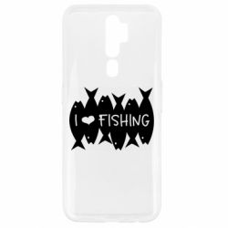 Чехол для Oppo A5/A9 2020 I Love Fishing