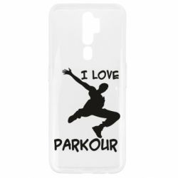 Чехол для Oppo A5/A9 2020 I love parkour - PrintSalon