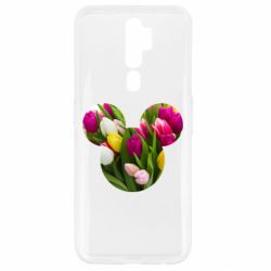 Чехол для Oppo A5/A9 2020 Inner world flowers mickey mouse