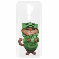 Чехол для Oppo A5/A9 2020 Кот Майнкрафт - PrintSalon