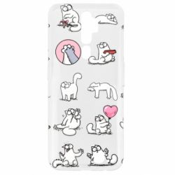 Чехол для Oppo A5/A9 2020 Кот Саймона эмоции