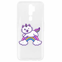 Чехол для Oppo A5/A9 2020 Котик-единорог - PrintSalon