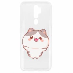 Чехол для Oppo A5/A9 2020 Котик обнимает тебя - PrintSalon