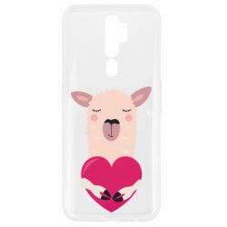 Чохол для Oppo A5/A9 2020 Lama with heart - PrintSalon