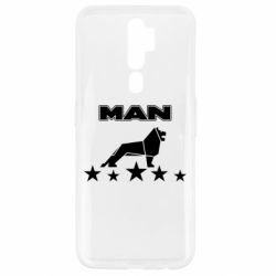 Чехол для Oppo A5/A9 2020 Man lion and stars - PrintSalon