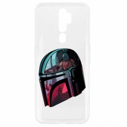 Чехол для Oppo A5/A9 2020 Mandalorian Helmet profil - PrintSalon