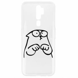 Чехол для Oppo A5/A9 2020 Милый Кот Саймона - PrintSalon