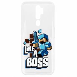 Чехол для Oppo A5/A9 2020 Minecraft Like a Boss - PrintSalon