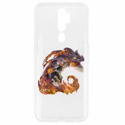 Чехол для Oppo A5/A9 2020 Natsu with a dragon - PrintSalon