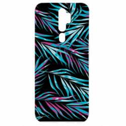 Чохол для Oppo A5/A9 2020 Neon Palm Leaves - PrintSalon
