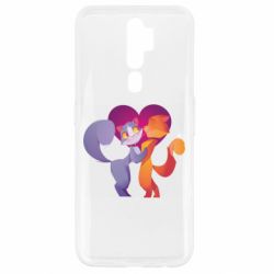 Чохол для Oppo A5/A9 2020 Парочка. Котики - PrintSalon