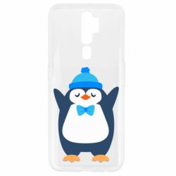 Чехол для Oppo A5/A9 2020 Penguin in a hat - PrintSalon