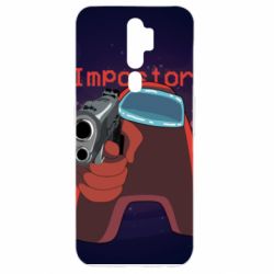 Чохол для Oppo A5/A9 2020 Red With A Gun - PrintSalon