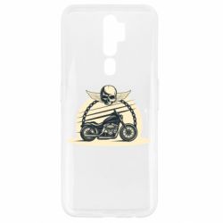 Чехол для Oppo A5/A9 2020 Skull and Bike - PrintSalon