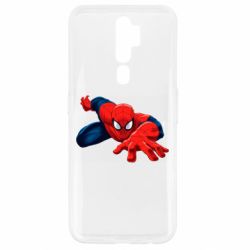 Чехол для Oppo A5/A9 2020 Spiderman and jump - PrintSalon