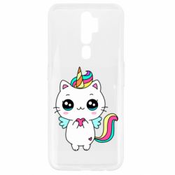 Чехол для Oppo A5/A9 2020 The cat is unicorn - PrintSalon