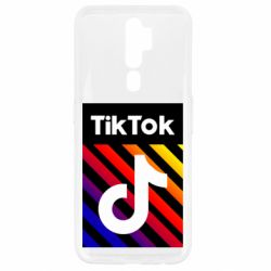 Чехол для Oppo A5/A9 2020 Tik Tok Colorful Logo - PrintSalon
