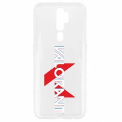 Чехол для Oppo A5/A9 2020 Valorant glitsh logo - PrintSalon