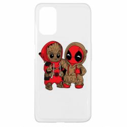 Чехол для Oppo A52/A72/A92 Baby Groot And Deadpool - PrintSalon