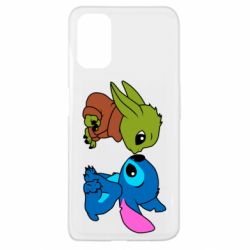 Чехол для Oppo A52/A72/A92 Baby Yoda And Stitch - PrintSalon