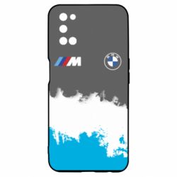 Чехол для Oppo A52/A72/A92 BMW logo and gray background - PrintSalon