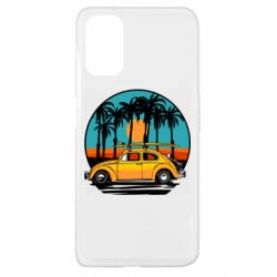 Чехол для Oppo A52/A72/A92 Car and sunset - PrintSalon