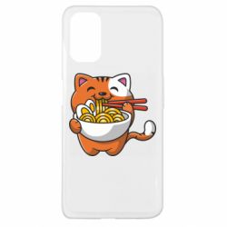 Чехол для Oppo A52/A72/A92 Cat and Ramen - PrintSalon