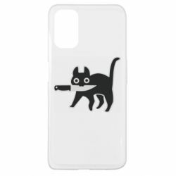 Чехол для Oppo A52/A72/A92 Cat with a knife - PrintSalon
