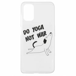 Чехол для Oppo A52/A72/A92 Do yoga not war - PrintSalon