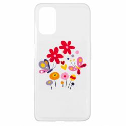 Чехол для Oppo A52/A72/A92 Flowers and Butterflies - PrintSalon