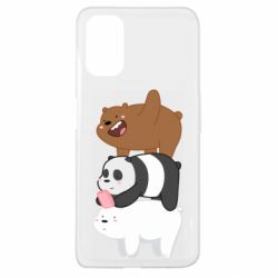 Чехол для Oppo A52/A72/A92 Гризли Панда и Белый - PrintSalon