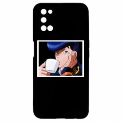 Чехол для Oppo A52/A72/A92 Higashikata Josuke drinking tea - PrintSalon