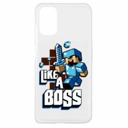 Чехол для Oppo A52/A72/A92 Minecraft Like a Boss - PrintSalon