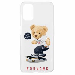 Чехол для Oppo A52/A72/A92 Мишка тедди на скейте-PrintSalon Чехол для Oppo A52/A72/A92 Мишка тедди на скейте
