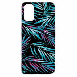 Чохол для Oppo A52 / A72 / A92Neon Palm Leaves - PrintSalon