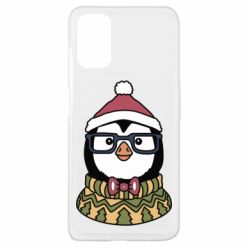 Чехол для Oppo A52/A72/A92 New Year's Penguin - PrintSalon