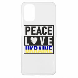 Чехол для Oppo A52/A72/A92 PEACE LOVE UKRAINE - PrintSalon