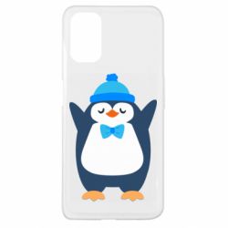 Чехол для Oppo A52/A72/A92 Penguin in a hat - PrintSalon