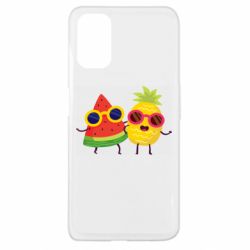 Чехол для Oppo A52/A72/A92 Pineapple with watermelon - PrintSalon